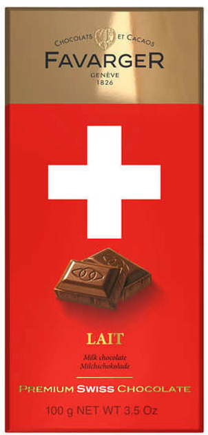 Шоколад Favarger Premium Swiss Chocolate чор 100г